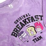 Βελουτέ πιτζάμα DREAMS σε λιλά χρώμα.