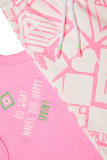 Seasonal SPRINT tracksuit set in pink with "DO WHAT MAKES YOU HAPPY" logo.