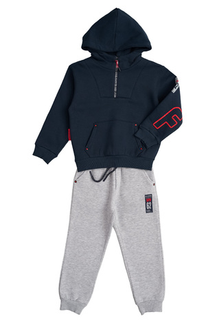 SPRINT tracksuit set in blue color with hood.