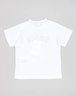 Μπλούζα LOSAN σε λευκό χρώμα με ανάγλυφο το λογότυπο "BEACH".
