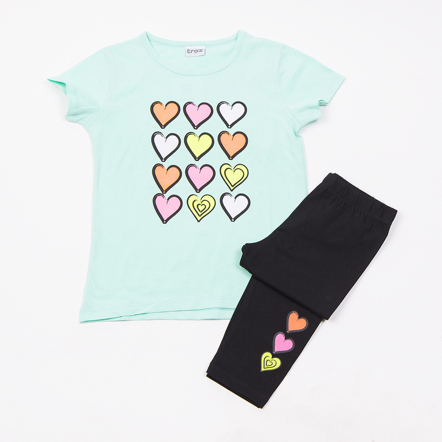 Σετ κολάν ΤRAX σε χρώμα βεραμάν με μαύρο.