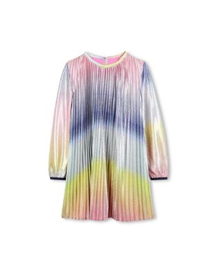 Colorful BILLIEBLUSH dress with a shiny look.