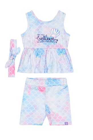 Σετ κολάν SPRINT με ασορτί κορδέλα μαλλιών.