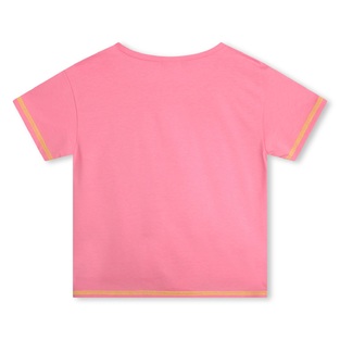 BILLIEBLUSH blouse in pink color with sequin logo.