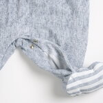 Φορμάκι CHICCO με μακρύ μανίκι σε χρώμα λευκό-μπλε.