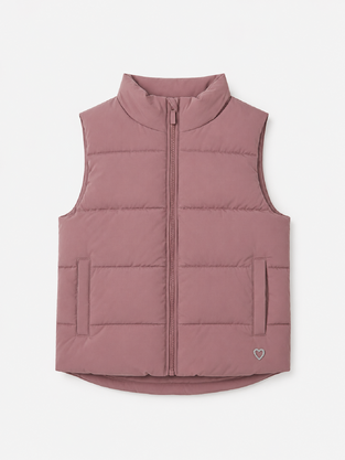LOSAN sleeveless jacket in rotten apple color.