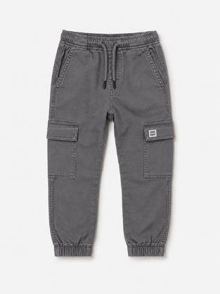Losan cargo pants in dark gray.