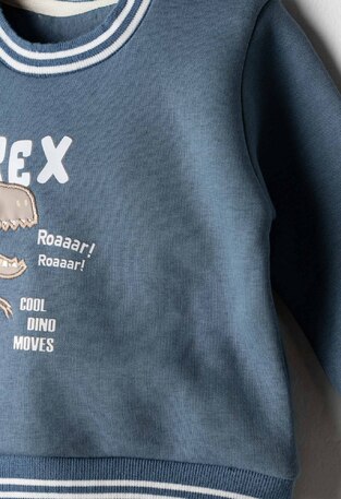HASHTAG tracksuit set in navy blue.