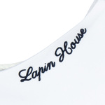 LAPIN HOUSE dress in white color with nautical style.