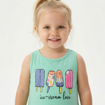 Σετ σορτς TRAX σε τιρκουάζ με λιλά χρώμα.