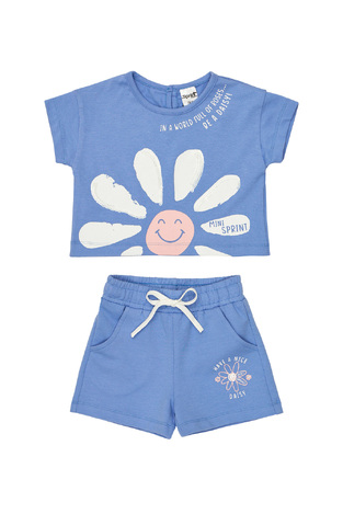 SPRINT 3-piece shorts set, in lilac color.