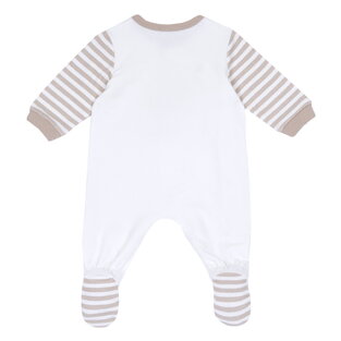 CHICCO sweatshirt in white and beige color.