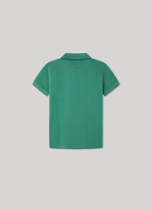 PEPE JEANS polo shirt in green.