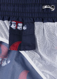 Μαγιό βερμούδα PEPE JEANS σε χρώμα  σκούρο μπλε με all over τύπωμα.