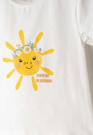 EVITA leggings set in white with matching bag.