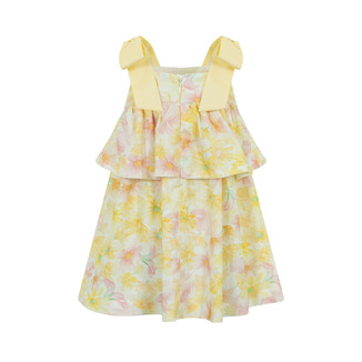 Φόρεμα λινό LAPIN HOUSE με floral print.