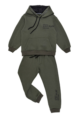 SPRINT tracksuit set in khaki color.