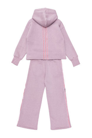 SPRINT tracksuit set in lilac color with hood.