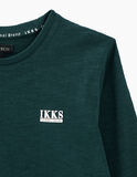 Μπλούζα IKKS από οργανικό βαμβάκι σε χρώμα πράσινο.
