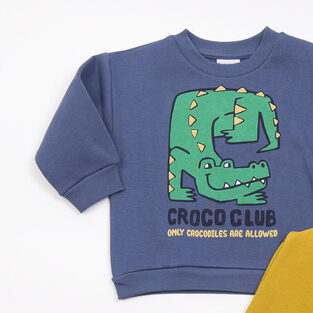 TRAX suit set in blue-mustard color.