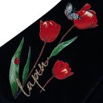 Βελουτέ φόρεμα LAPIN HOUSE σε μπλε σκούρο χρώμα με γιακά.