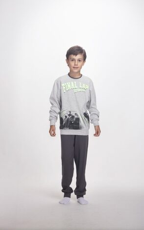 DREAMS pajamas in gray-charcoal color.