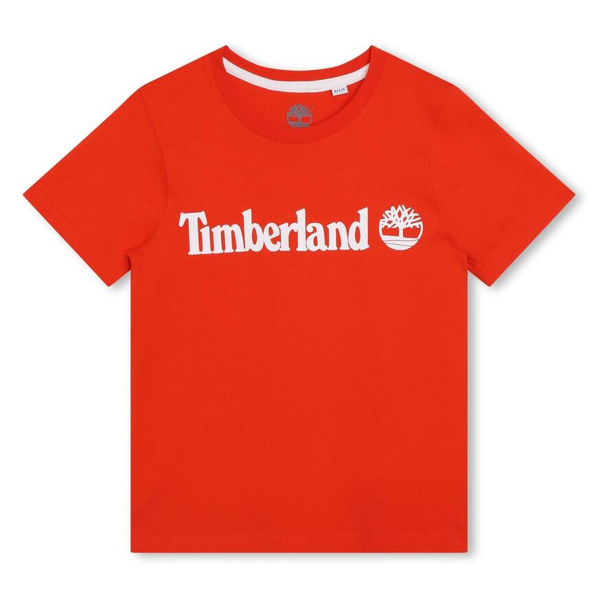 Timberland shirt in orange color.