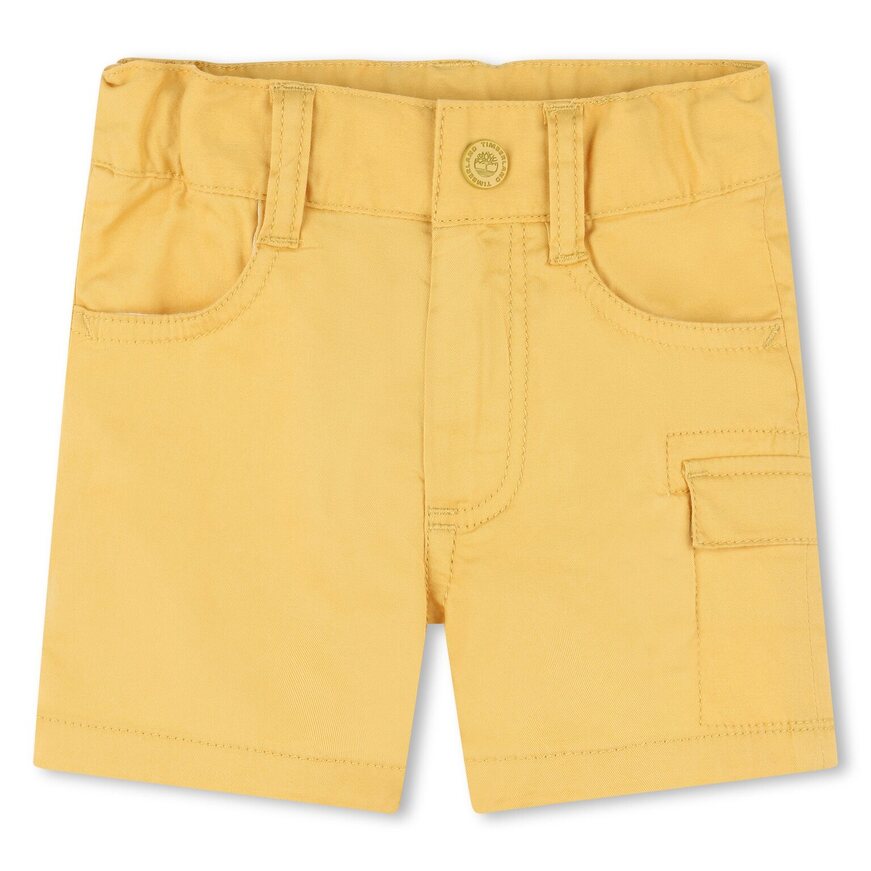 Βερμούδα βαμβακερή TIMBERLAND σε κίτρινο μουσταρδί χρώμα.
