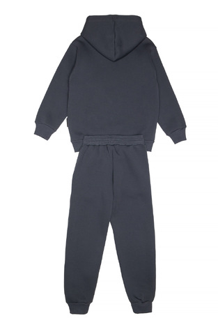 SPRINT suit set with built-in hood in dark grey.