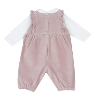CHICCO jumpsuit set with velor rip fabric.