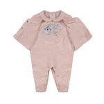 LAPIN bodysuit in pink color with cardigan.