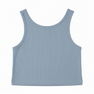 LOSAN ripstop top in light blue.